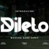 Font - Dileto