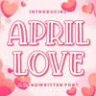 Font - April Love