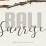 Font - Bali Sunrise