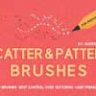 Scatter & Pattern Photoshop brushes