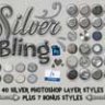 Silver Bling Photoshop Layer Styles