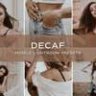 5 Decaf Lightroom Presets