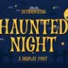 Font - Haunted Night