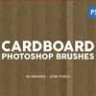 30 Cardboard Photoshop Brushes