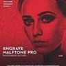 Engrave Halftone Pro Photoshop Action