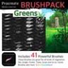 Procreate BrushPack - Greens