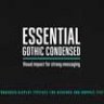 Font - Essential Gothic Condensed