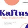 Font - Kaftus