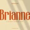 Font - Brianne