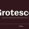 Font - Grotesco