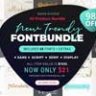 New Trendy Fonts Bundle + Extras