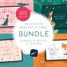 Procreate Brushes & Font Bundle