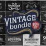 10 Vintage Font Families Bundle