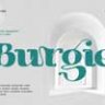 Font - Burgie