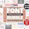 Impressive Font Bundle