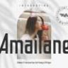 Font - Amailane