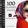 Glasses Stamps Brushes for Procreate