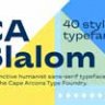 Font - CA Slalom