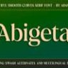 Font - Abigeta