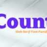 Font - Counte