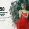 50 Painting Artistic Brushes - Vol. 1
