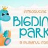 Font - Bigdino Park