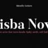 Font - Kisba Nova