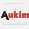 Font - Aukim