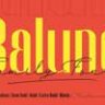 Font - Balune