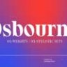 Font - Osbourne