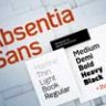 Font - Absentia Sans