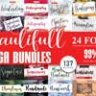 Beautiful Mega Bundles handwriting