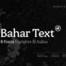 Font - Bahar Text