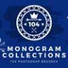 Monogram Collections Photoshop Brushes