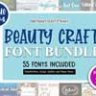 Beauty Craft Font Bundle