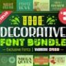 The Decorative Font Bundle