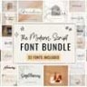 The Modern Script Font Bundle