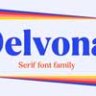 Font - Delvona