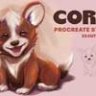 Corgi Stamps Procreate