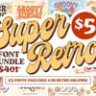 Super Retro Font and Graphics Bundle