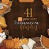 Thanksgiving brushes for Procreate