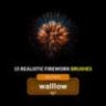 15 Realistic Firework Photoshop Brushes