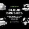 54 Cloud Photoshop Brushes