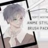 Soft Aesthetic Anime Style Brush Set for Procreate