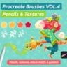 Procreate Brushes Vol.4 - Pencils & Textures