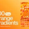 200 Orange Photoshop Gradients