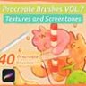 Procreate Brushes Vol.7 - Textures & Screentones